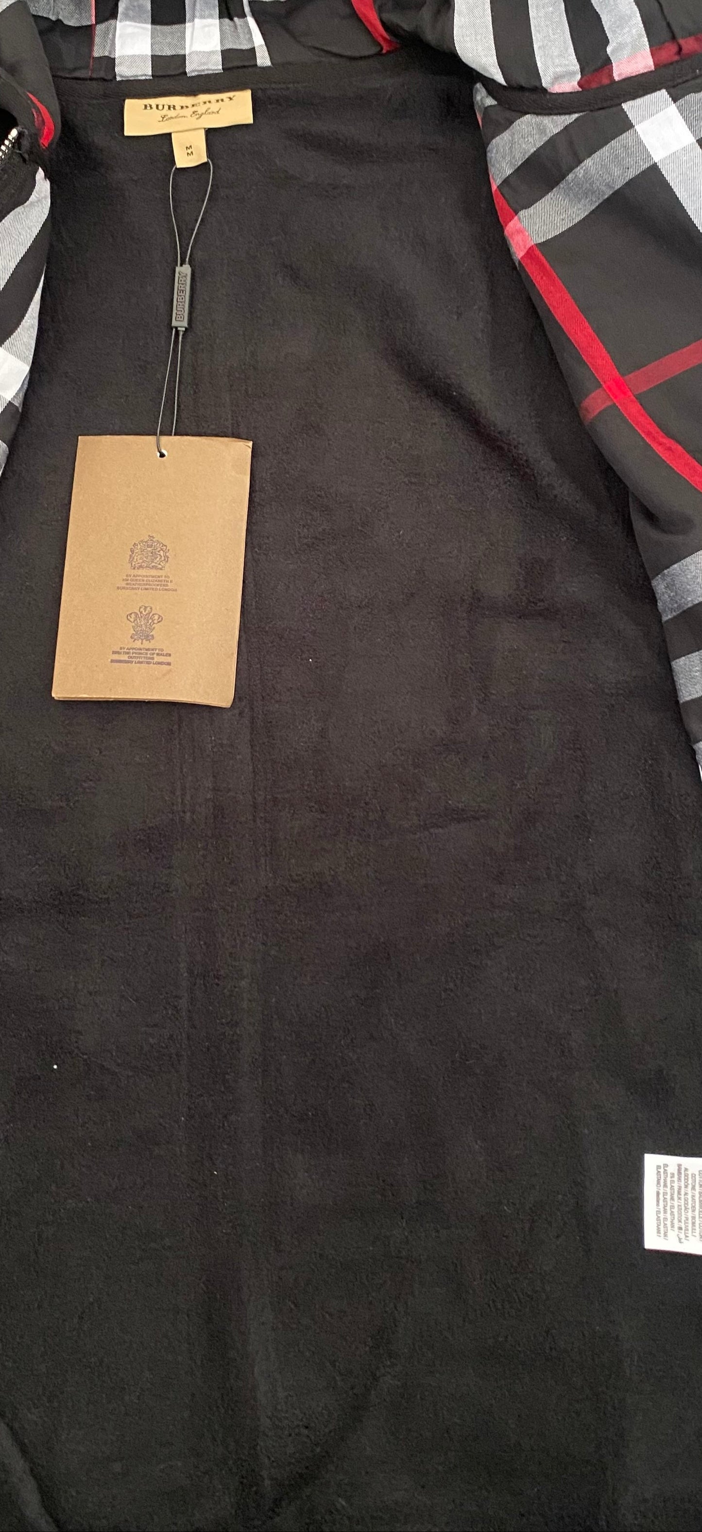 Black Burberry Zip-Up