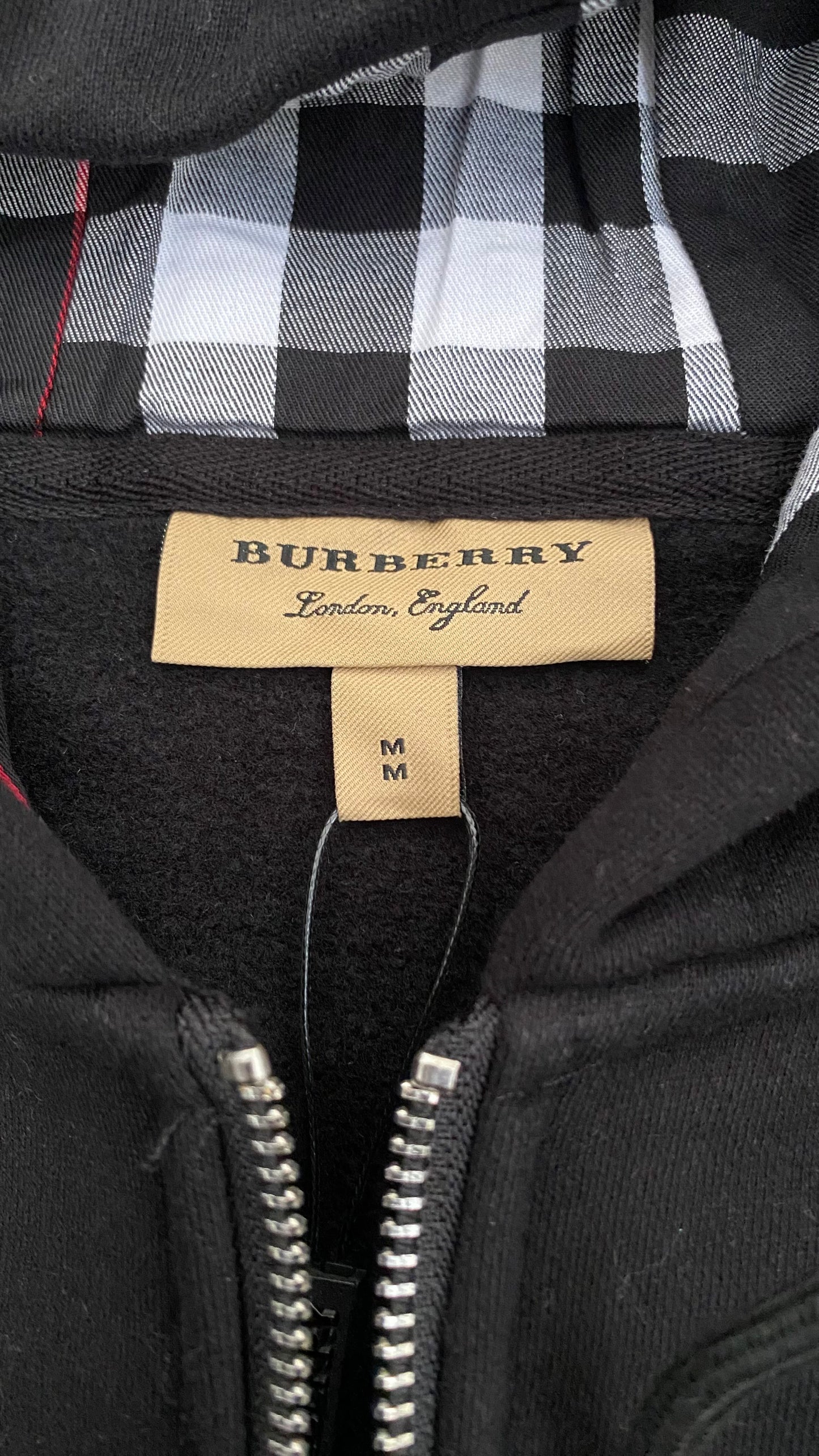Black Burberry Zip-Up