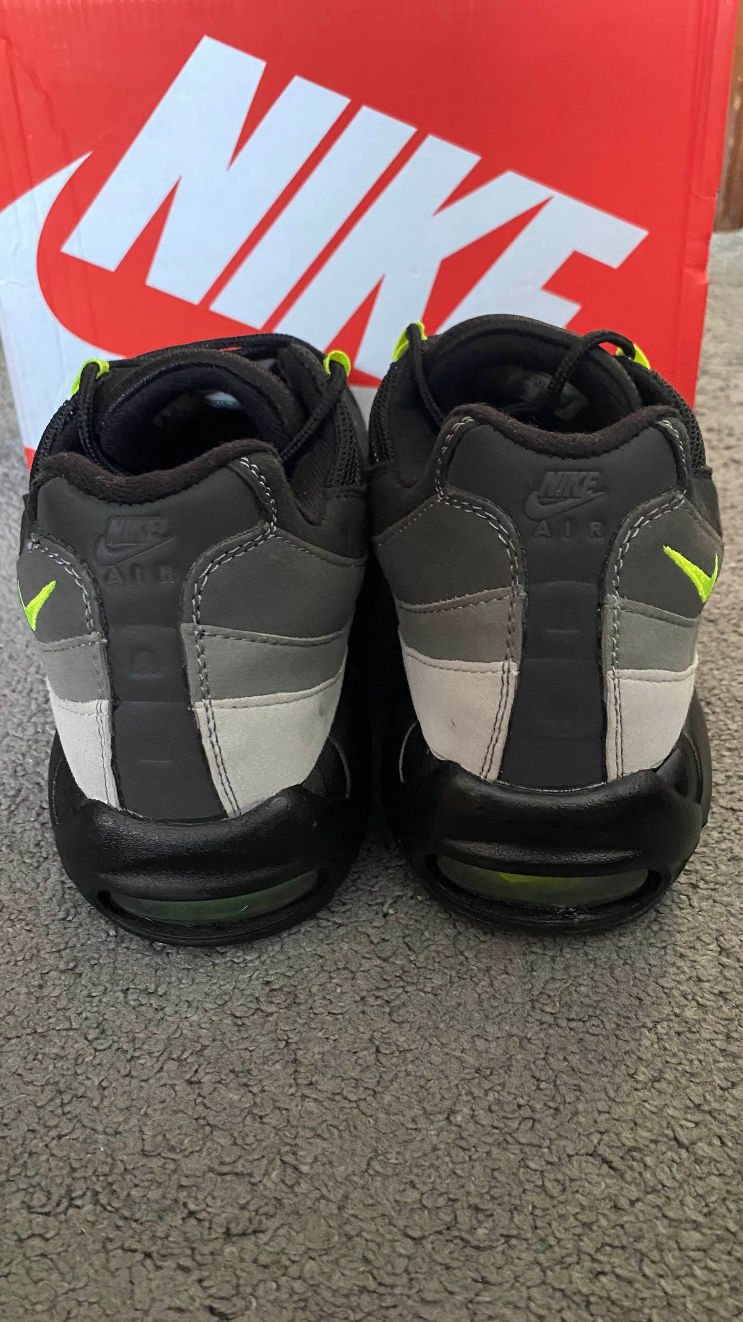 Black Neon Green Air Max 95s