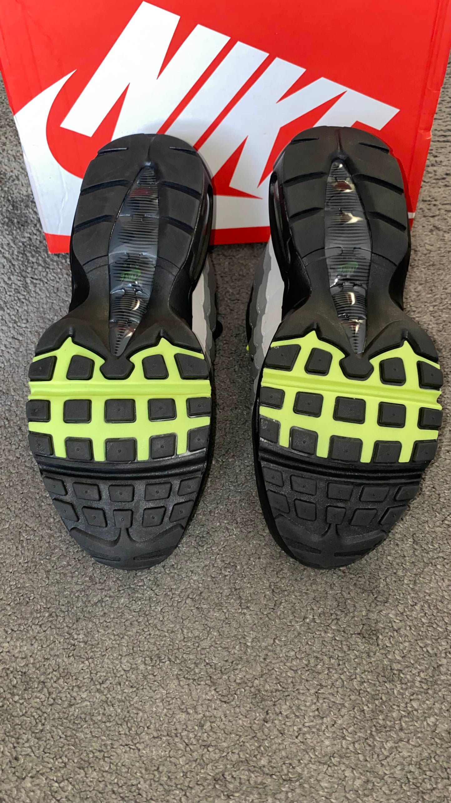 Black Neon Green Air Max 95s