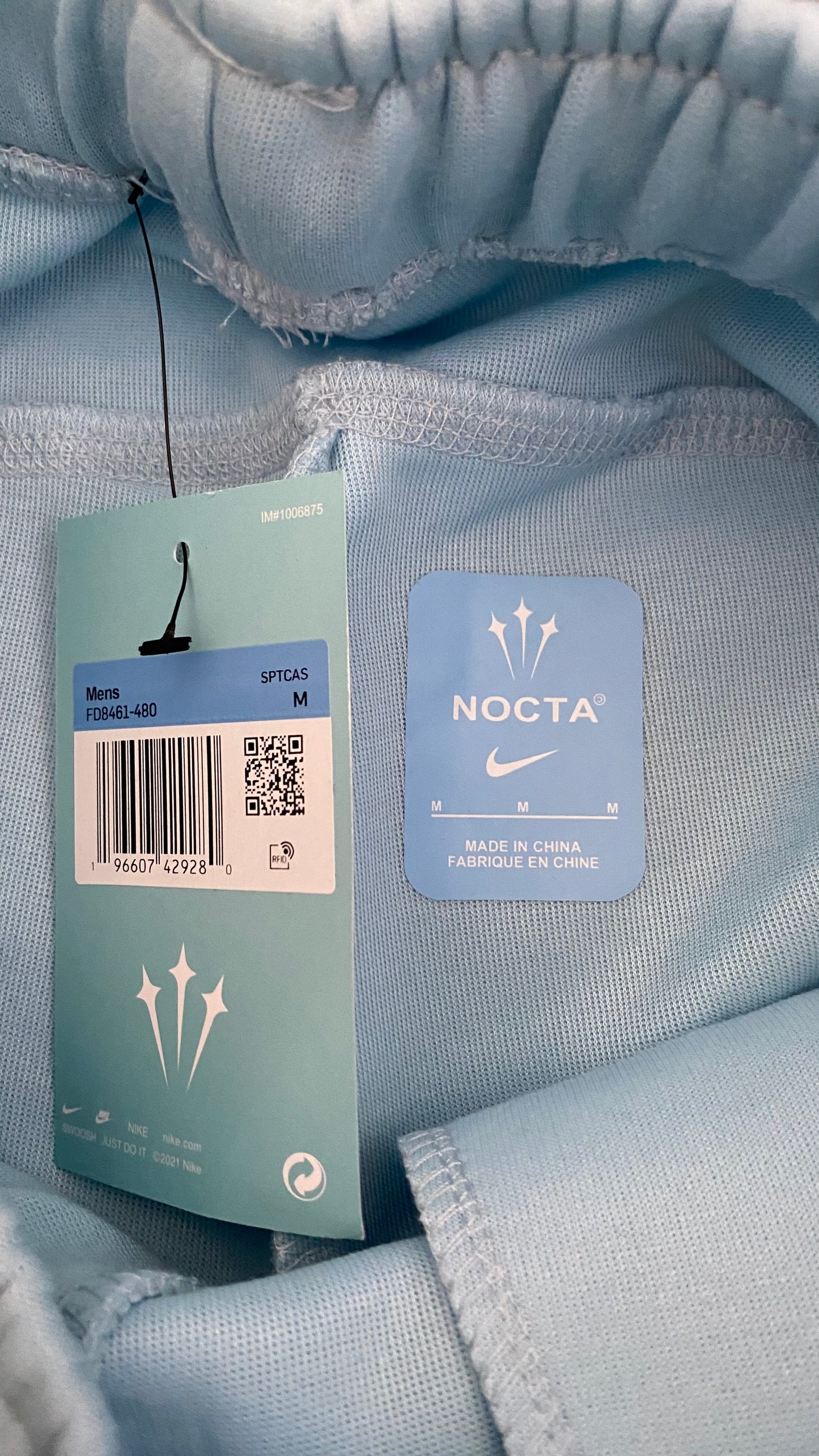 Baby Blue Nike Nocta Tech Fleece