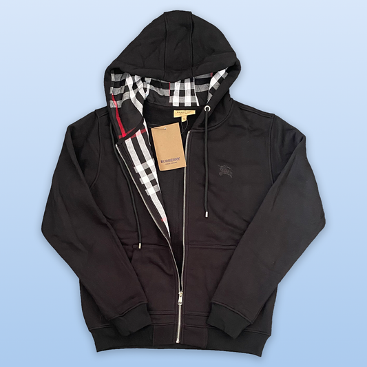 Black Burberry Zip-Up